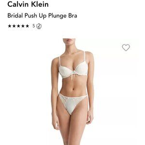 Calvin Klein Bridal Bra White Lace size 32A